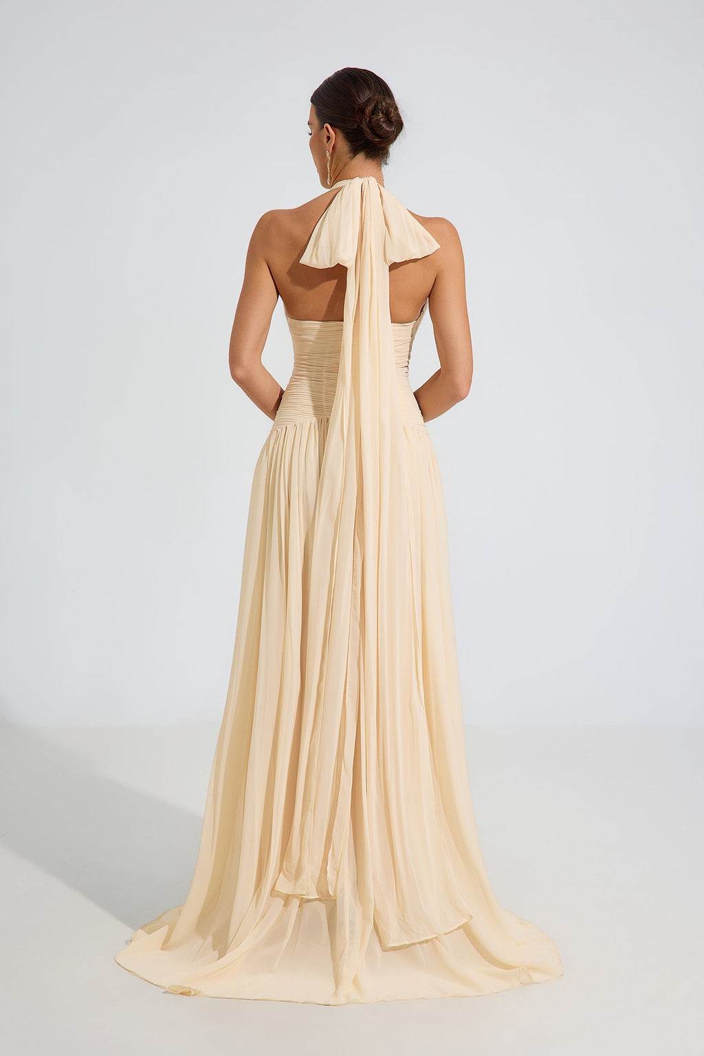 Anastasia Bej Grace Halter Maxi Elbise