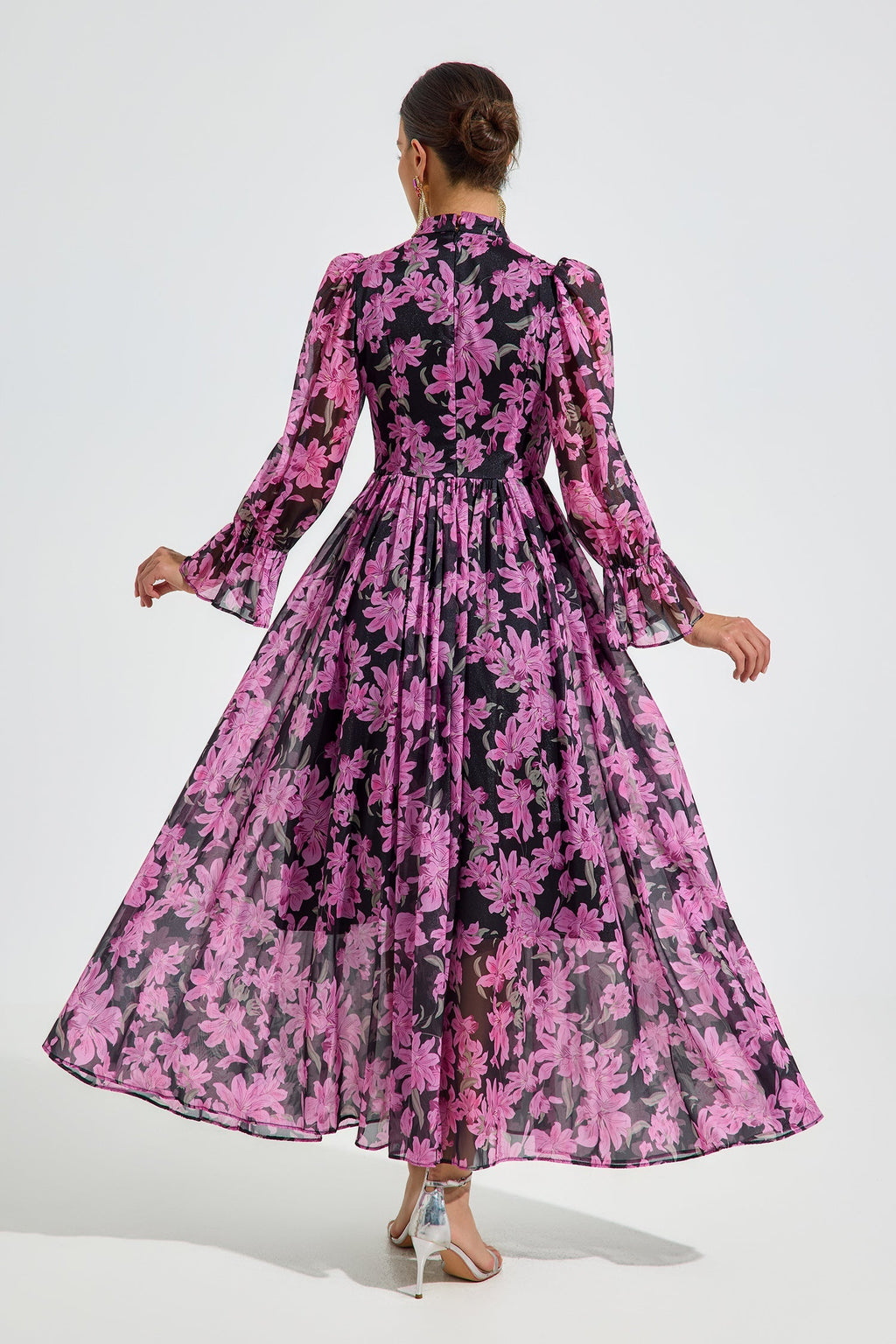 Corbett Midnight Bloom Maxi Elbise