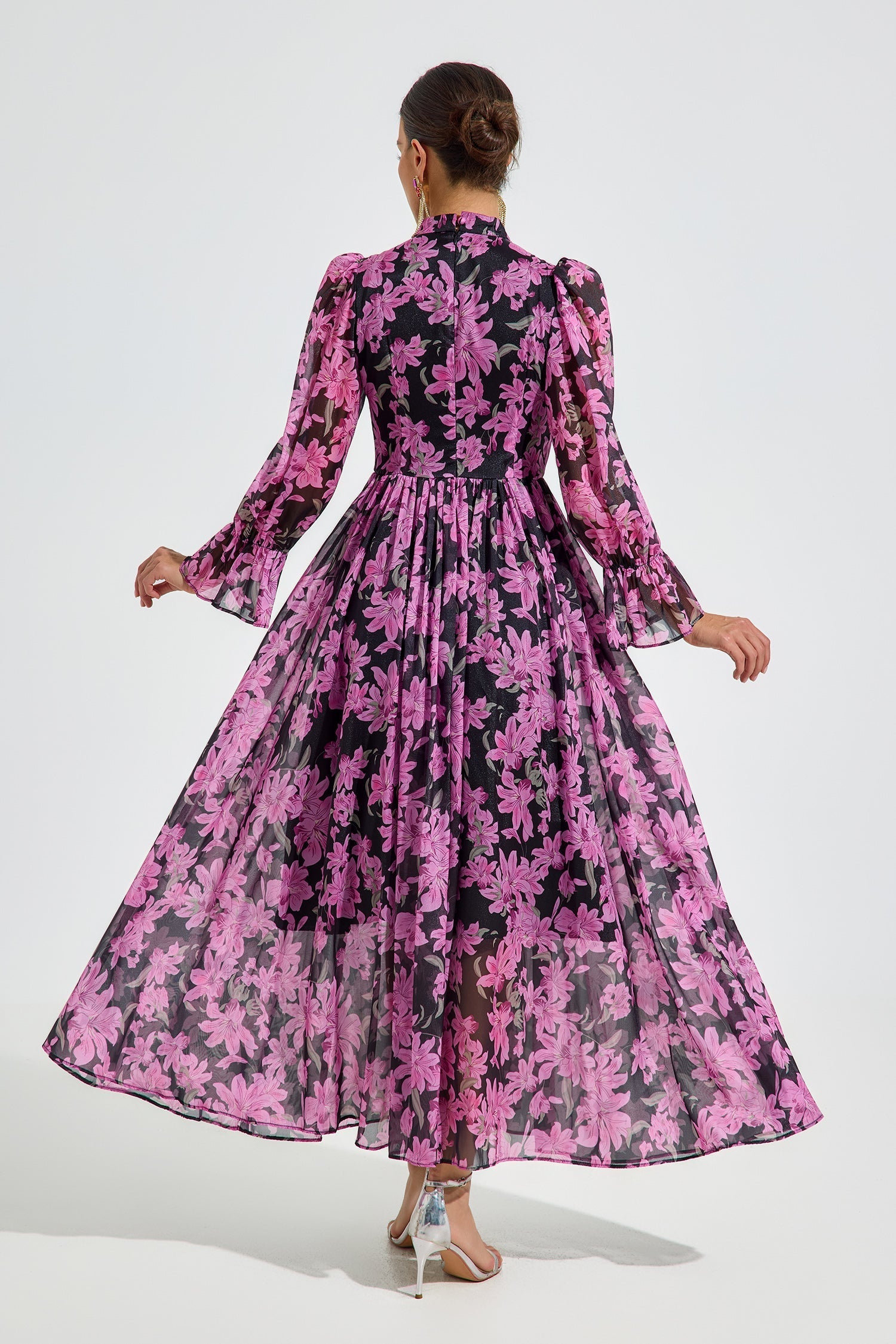 Corbett Midnight Bloom Maxi Elbise