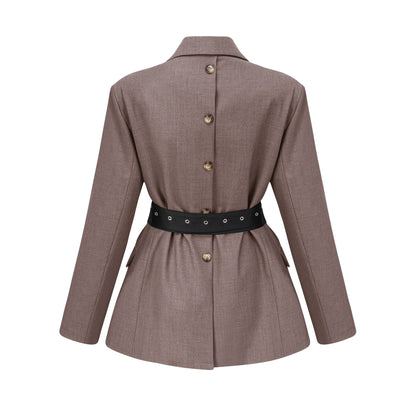Thérèse Kemer Detaylı Blazer Ceket