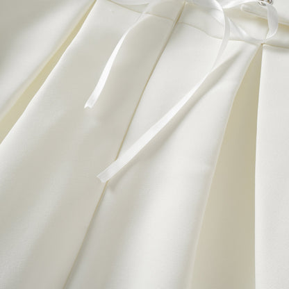 Inmaculada Korse Detaylı Blazer Mini Elbise Beyaz