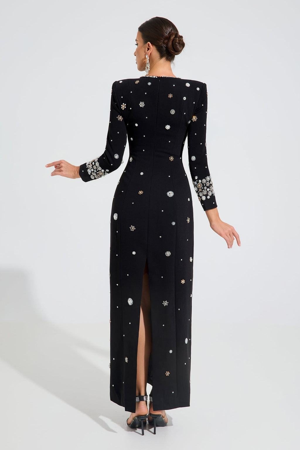 Ottoline Celestial Süslemeli Maxi Elbise