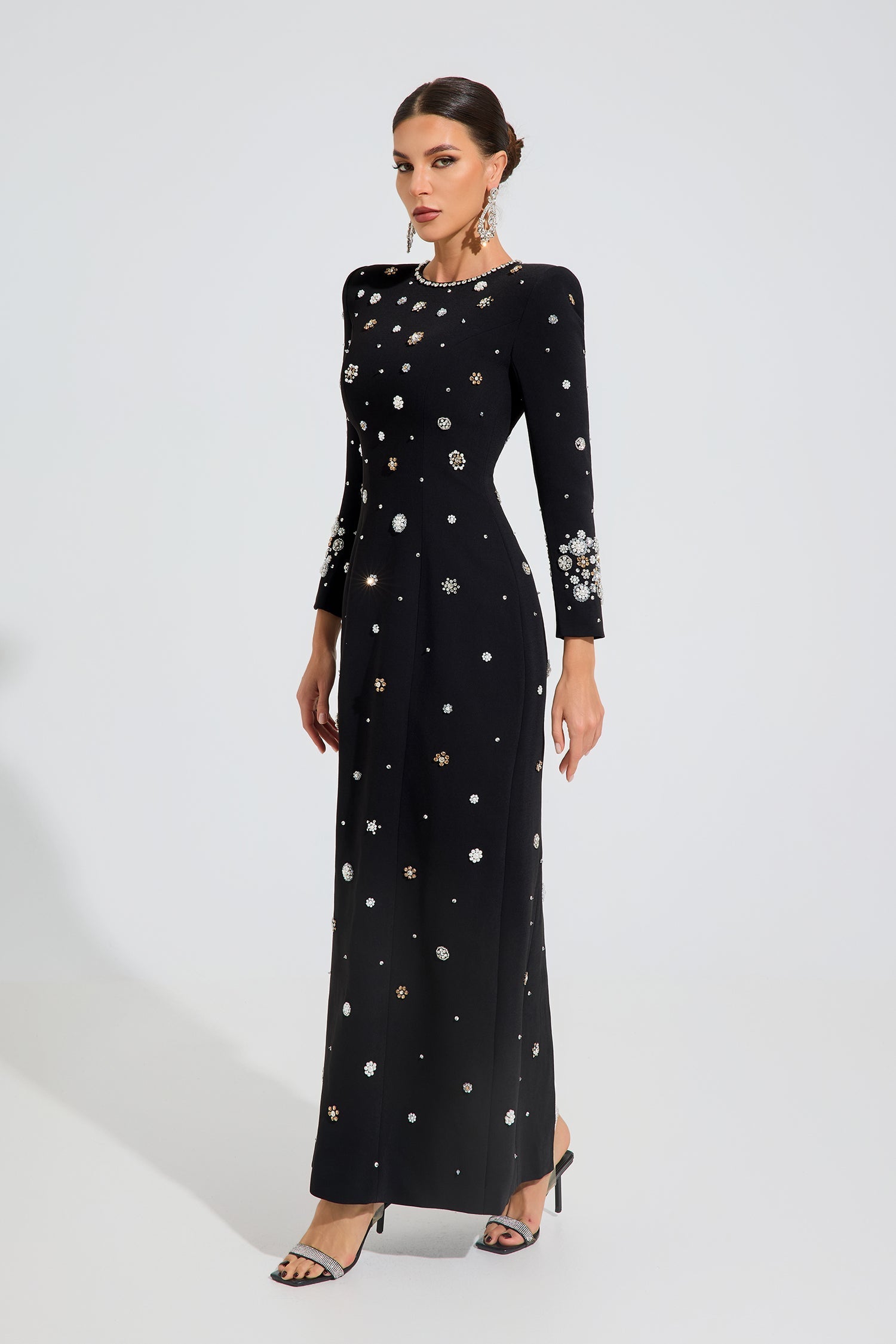 Ottoline Celestial Süslemeli Maxi Elbise