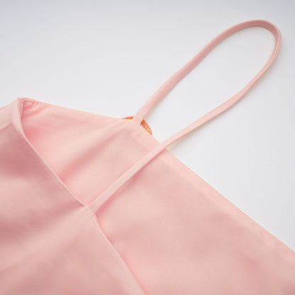 Avril Çiçek Nakışlı ve Saten Mini Elbise Pembe