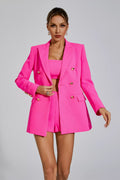 Adalee Pembe Blazer Set