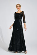 Amavelle Siyah Elmas Maxi Elbise