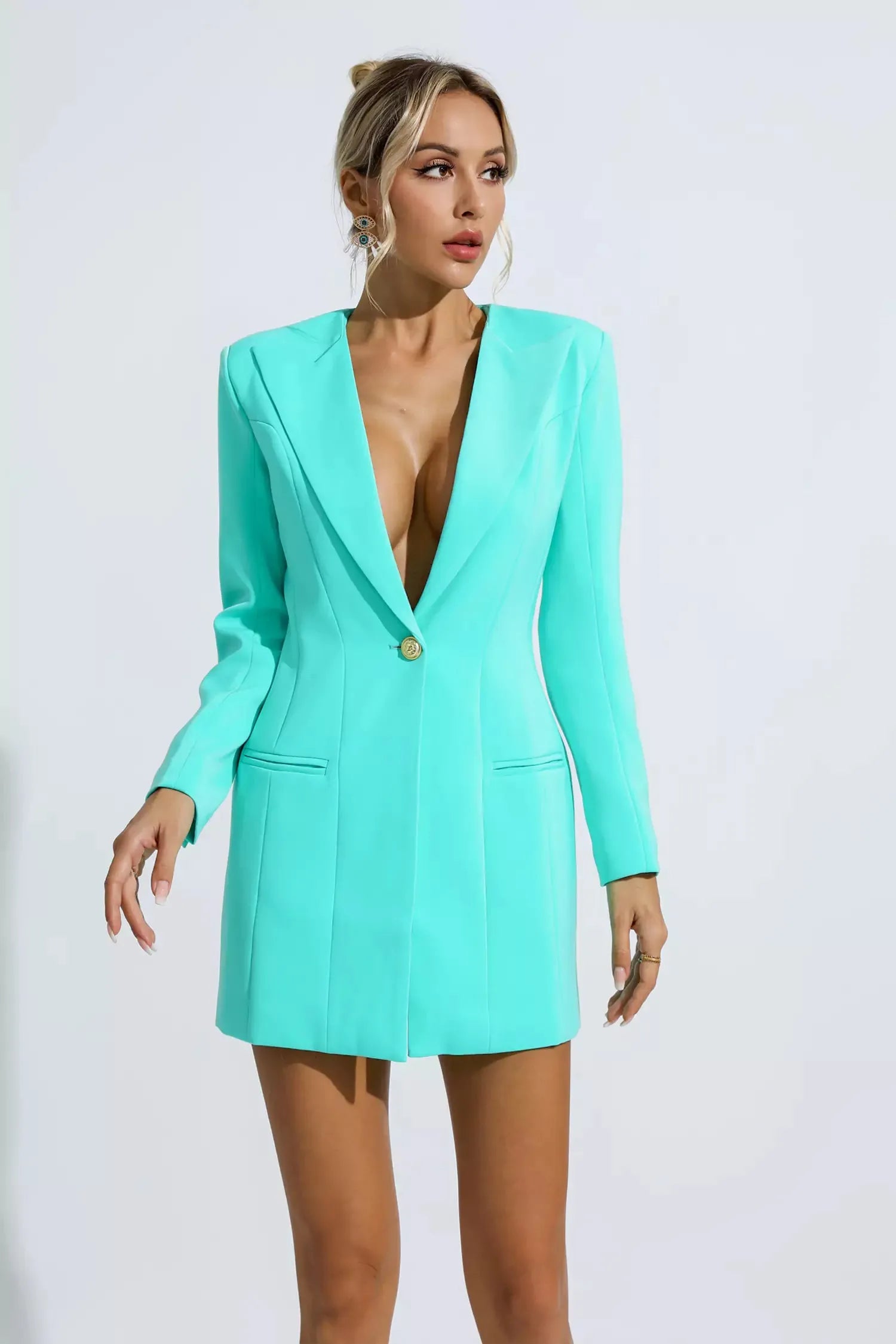 Alora Nane Yeşili Blazer