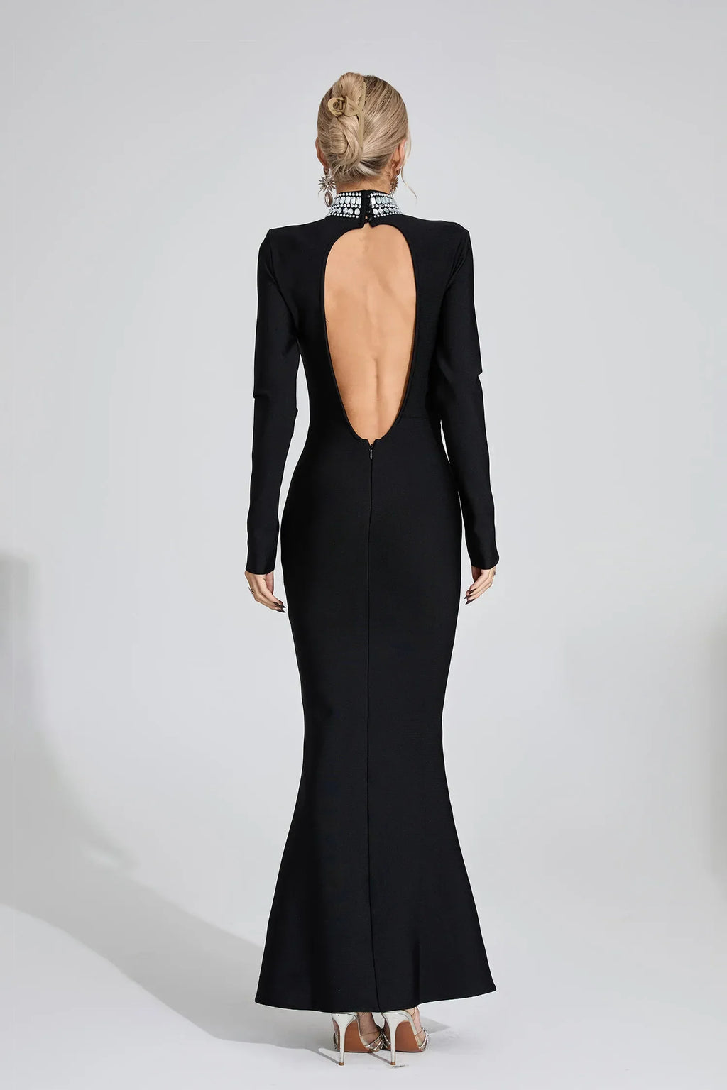 Ellery Siyah Elmas Maxi Elbise