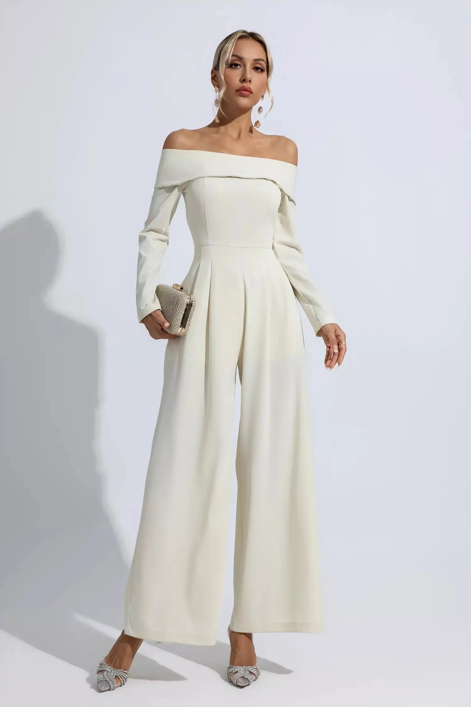 Cassidy Off Shoulder Drape Tulum