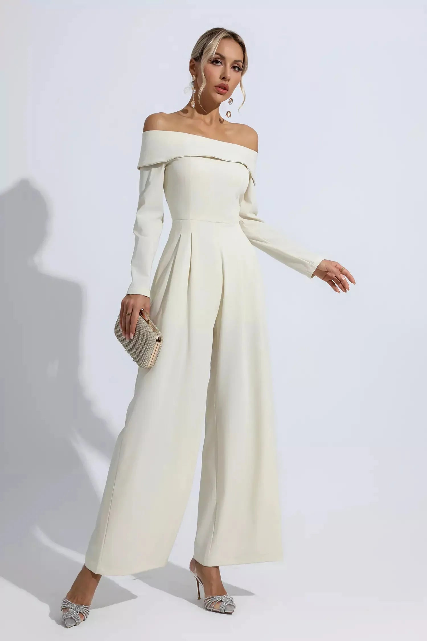 Cassidy Off Shoulder Drape Tulum