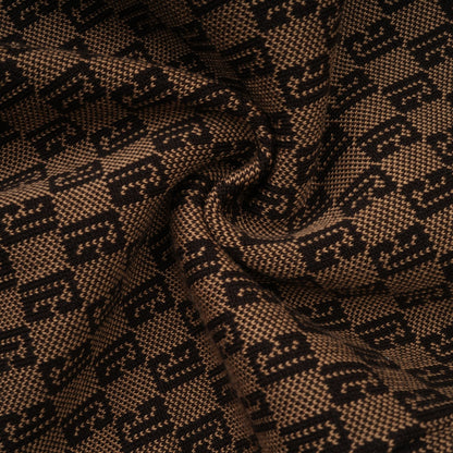Cyrielle Monogram Jakarlı Üst ve Pantolon Takım Kahverengi