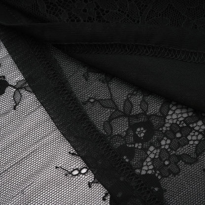 Irène Taş İşlemeli Çapraz Detaylı Maksi Elbise Siyah