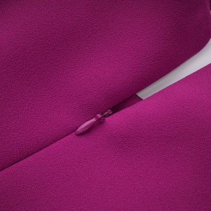 Majestueuse Dekolte Detaylı Balık Abiye Elbise Fuşya