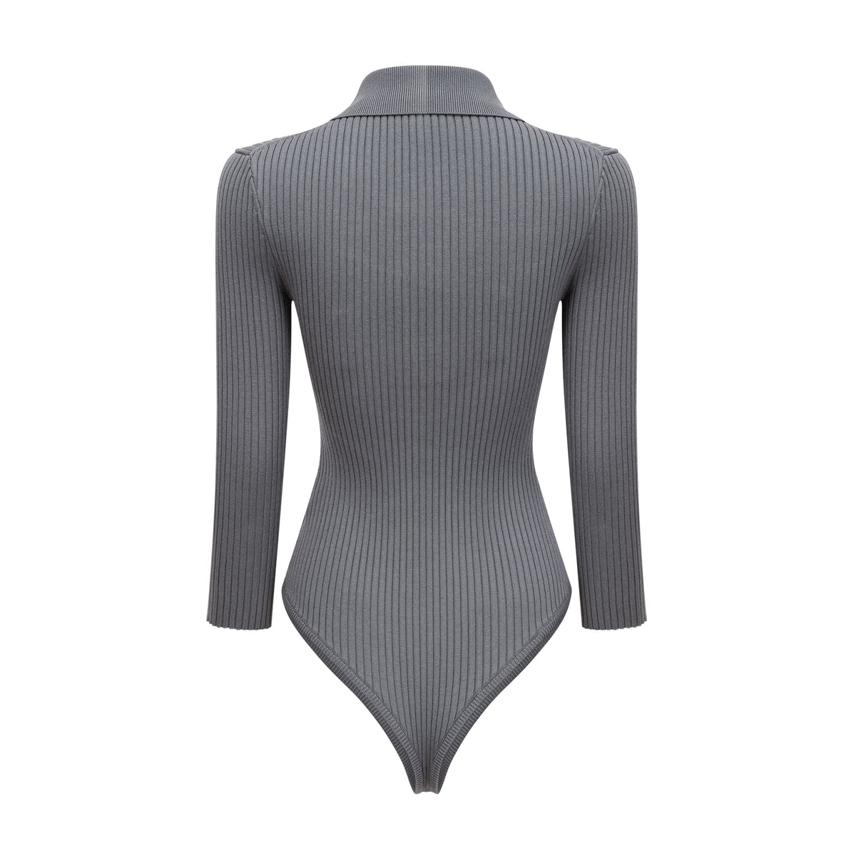Claire Ribana Örgü Body ve Pantolon Takımı Gri