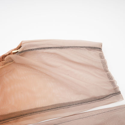 Capucine Büzgü ve Degrade Detaylı Body Kahverengi