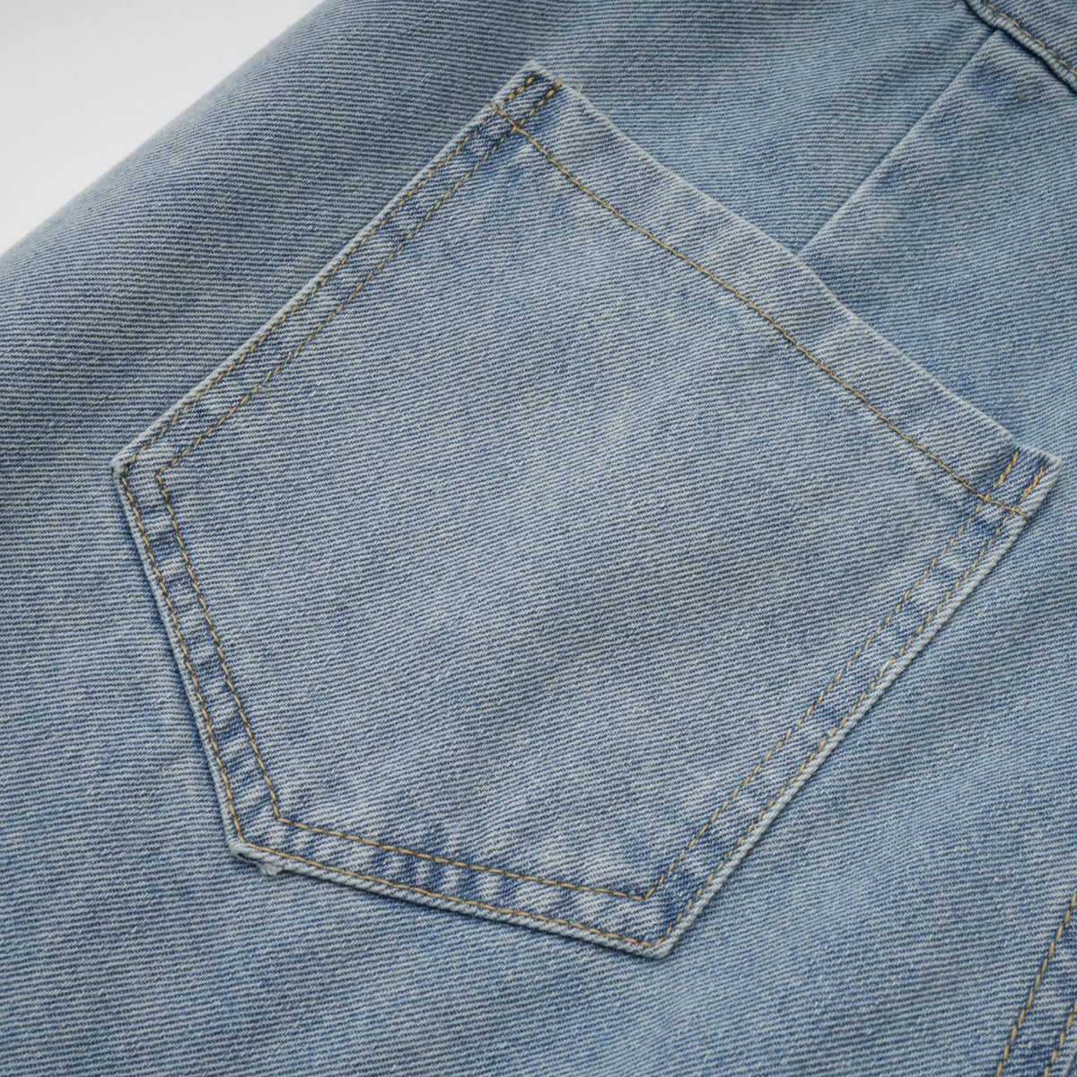 Marta Soluk Efektli Düşük Omuz Denim Şort Tulum Mavi