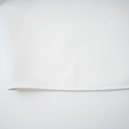 Solara Düşük Omuz Drape Detaylı Midi Elbise Beyaz