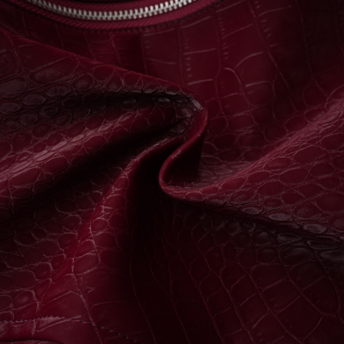 Frankie Yılan Desenli Mini Deri Elbise Kırmızı
