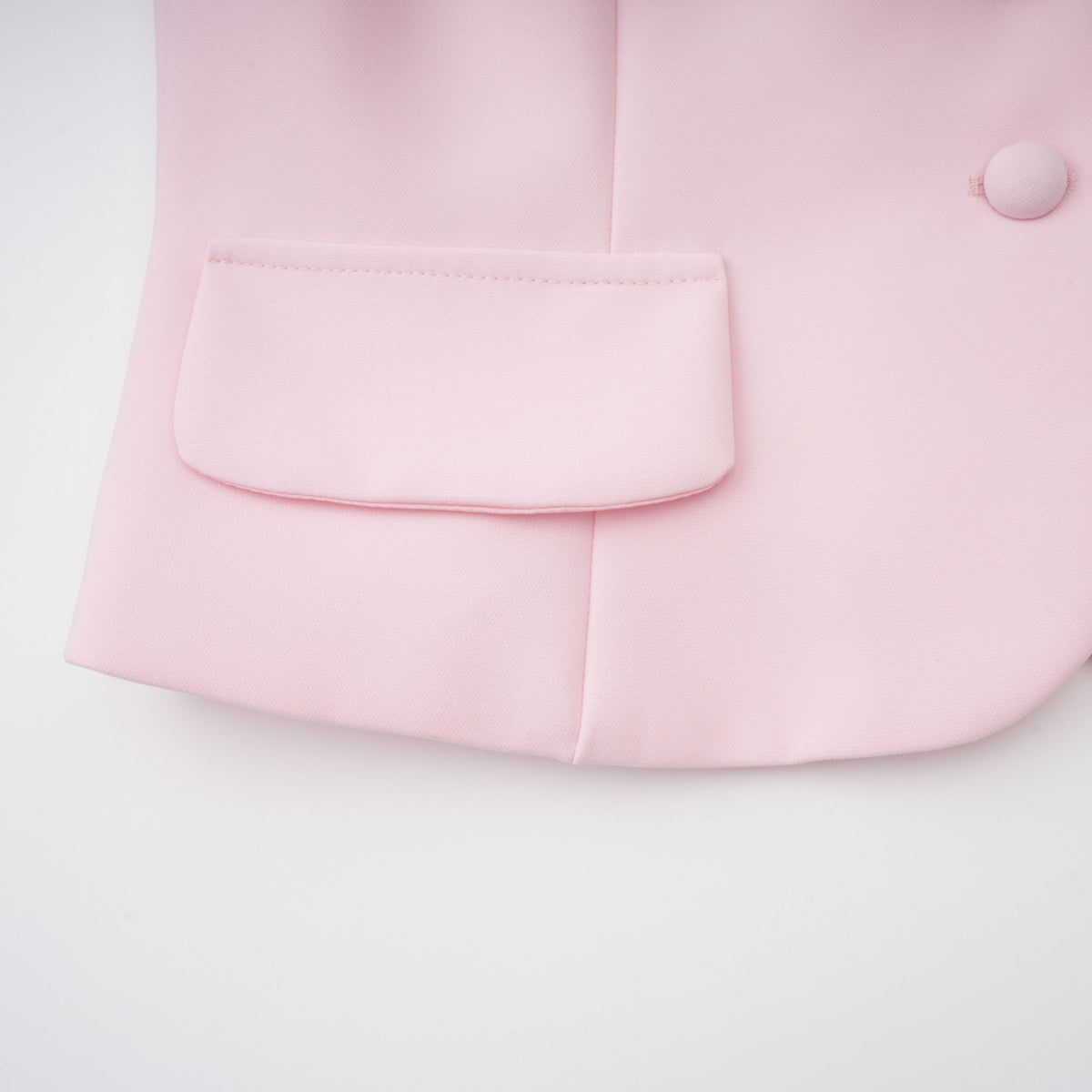 Eira Bebe Yaka Ceket Ve Etek Takımı Pembe
