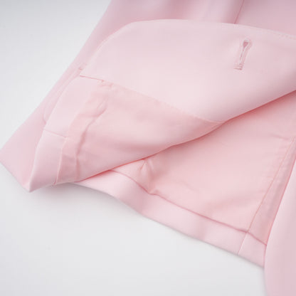 Eira Peter Pan Yaka Ceket ve Etek Takım Pembe