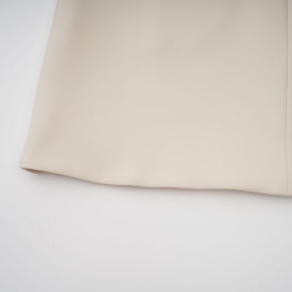 Chloé Sahte Cep Detaylı Mini Elbise Krem Beyaz