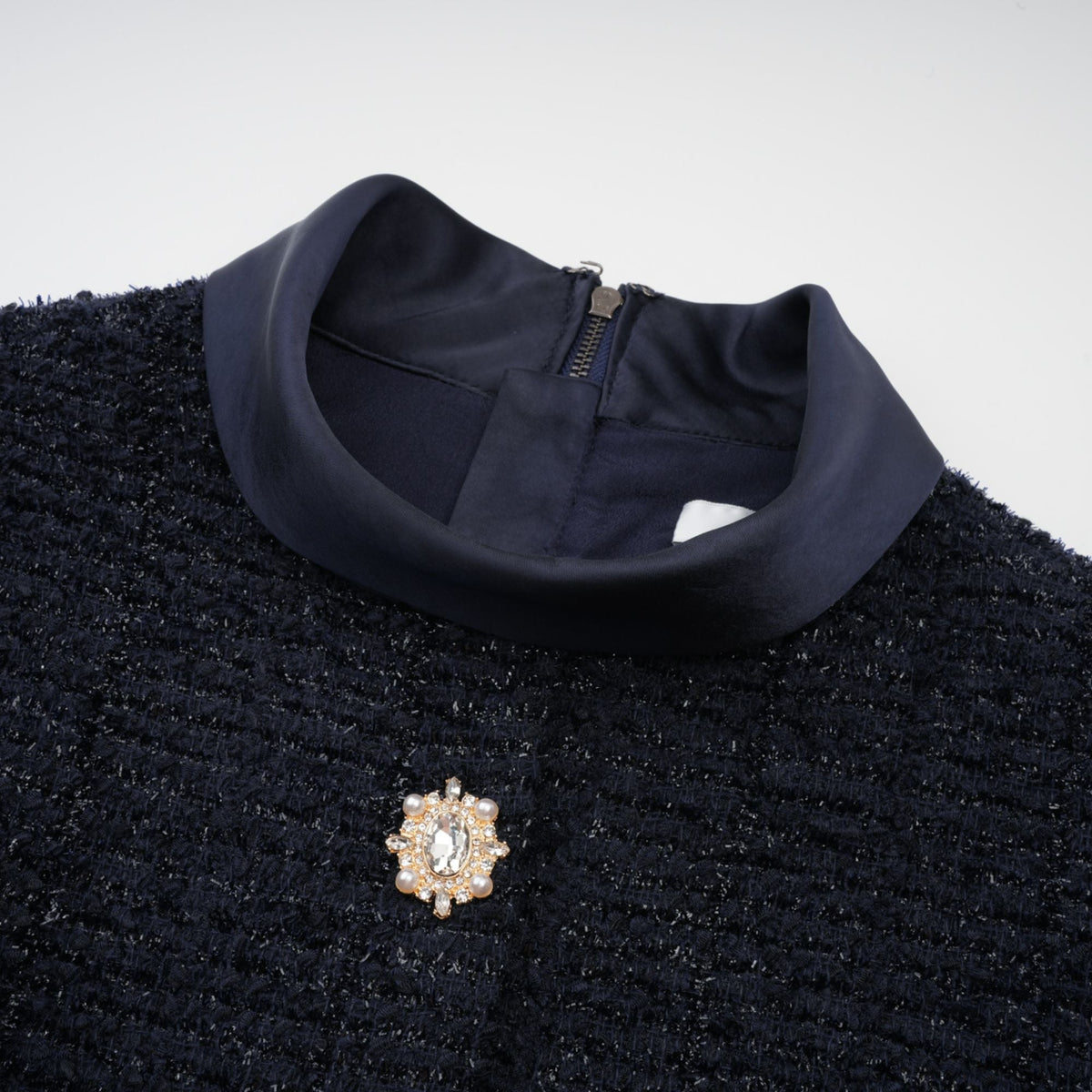 Josette Peplum Detaylı Panelli Maksi Elbise Mavi