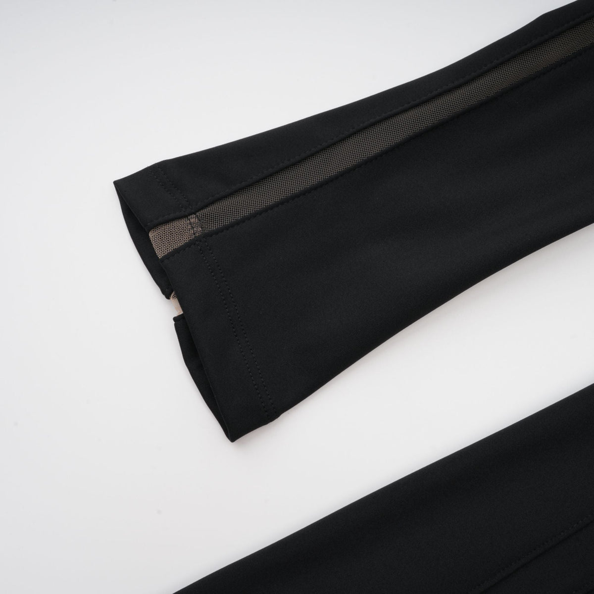 Suzette İllüzyon Panelli Mini Elbise Siyah