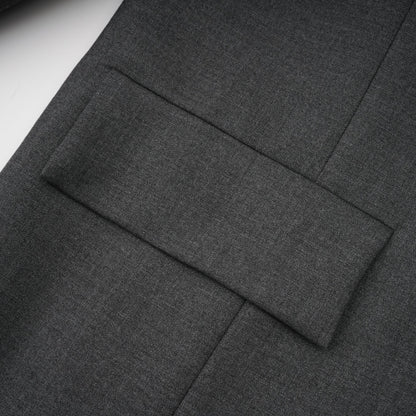 Dianthe Dantel Detaylı Blazer Ceket Gri