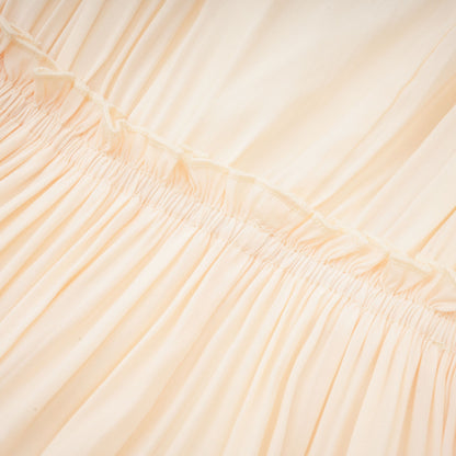 Charlene Pelerin Detaylı Midi Elbise Nötr