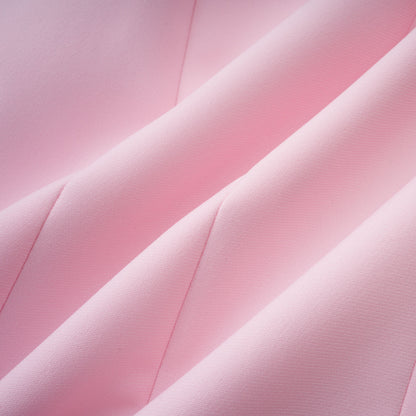 Freja Tüy Detaylı Blazer Mini Elbise Pembe