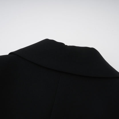 Rébecca Blok Renkli Mini Blazer Elbise Siyah Beyaz