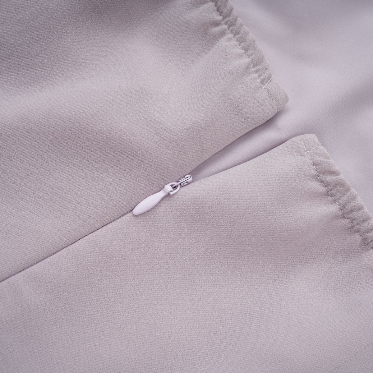 Doux Fırfır ve Pile Detaylı Mini Elbise Mor
