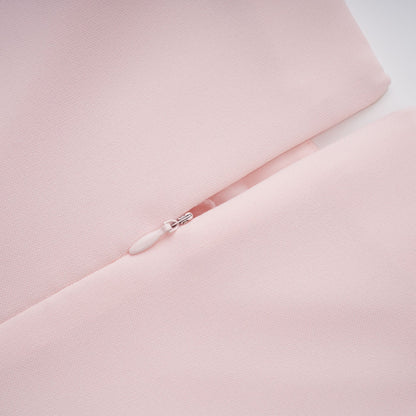Gunnel Kristal İşlemeli Kloş Maksi Abiye Pembe