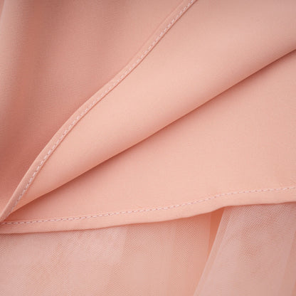 Ulrique Dantel Detaylı Korse Tül Maxi Elbise Pembe