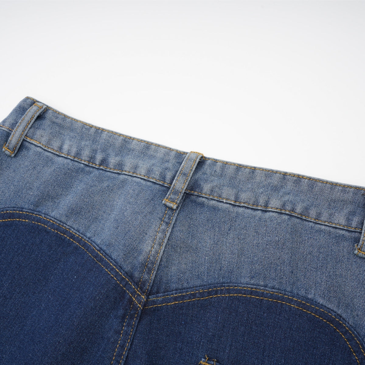 Blanche Yüksek Bel ve Cut-Out Detaylı Jean Pantolon Mavi