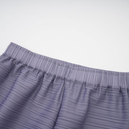 Agathe Degrade ve Krinkıl Detaylı Bluz Pantolon Takımı Mor