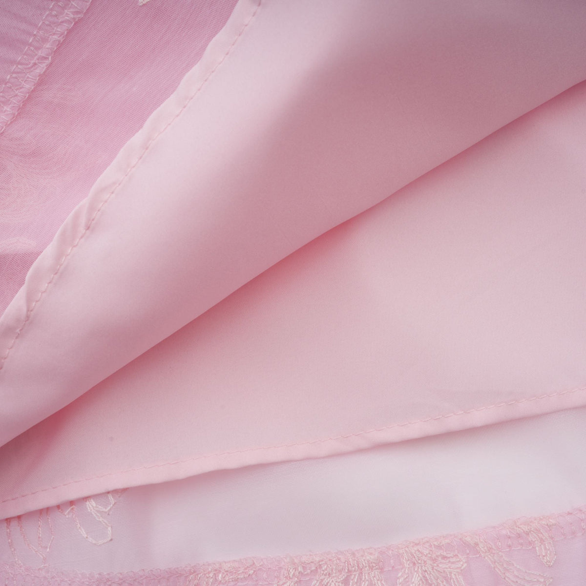 Florence Çiçek İşlemeli Katmanlı Mini Elbise Pembe