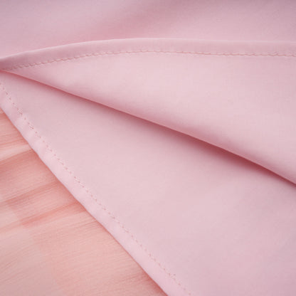 Emersyn Fırfır Detaylı Dik Yaka Mini Elbise Pembe