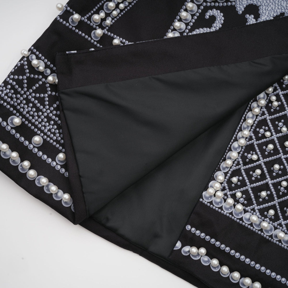 Catherine V Yaka Desenli Blazer Mini Elbise