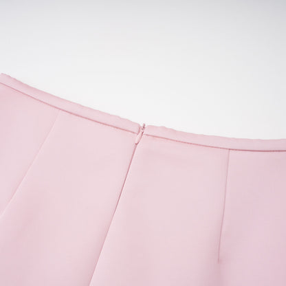 Clara Pelerin Üst ve Tül Etek Takımı Pembe