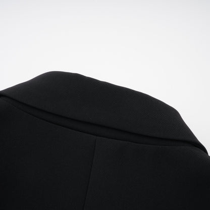 Verena Çiçekli Dantel Detaylı Blazer Ceket Siyah