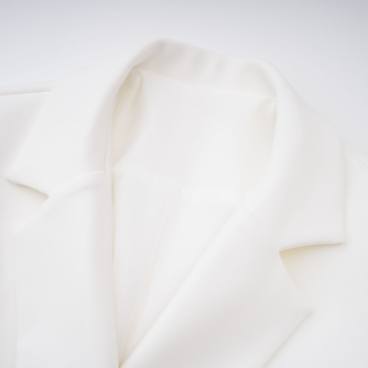 Osanne Kruvaze Mini Blazer Elbise Beyaz