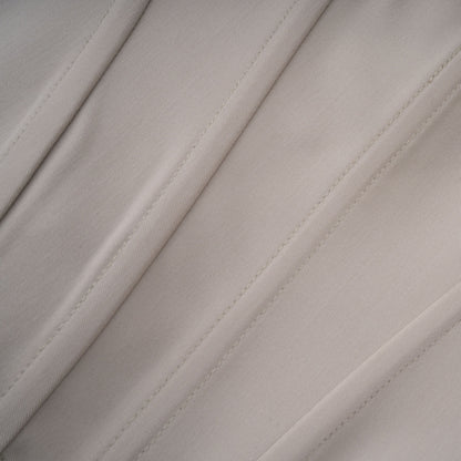 Virág Çizgili Panel Detaylı Korse Üst Gri
