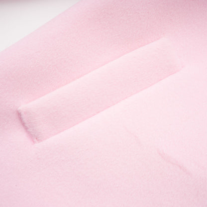Louisette Suni Kürk Detaylı Palto Pembe