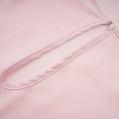 Nonchalante Fırfır Detaylı Kat Kat Tül Maxi Elbise Pembe