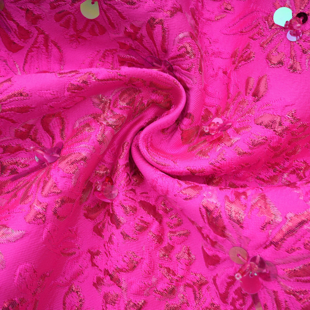 Celestia Çiçek Aplikeli Mini Elbise Pembe