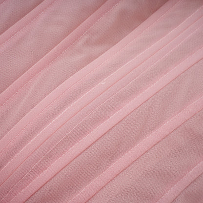 Rachel 3 Boyutlu Taç Yapraklı Tül Mini Elbise Pembe