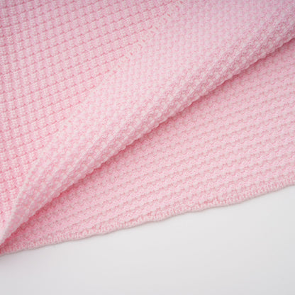 Eugénie Boncuk İşlemeli Triko Mini Elbise Pembe