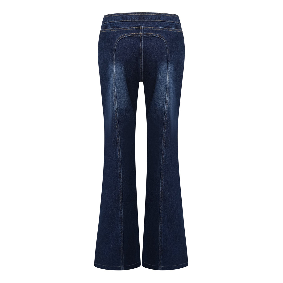 Kiona Bağcıklı Denim Takım İndigo Mavi
