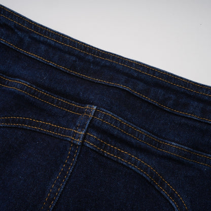 Kiona Bağcıklı Denim Takım İndigo Mavi
